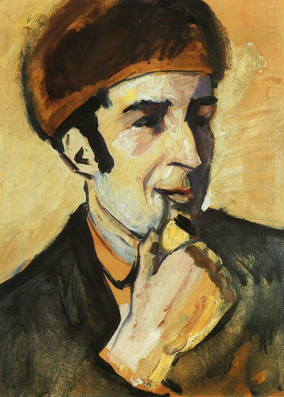 Portrait of Franz Marc, August Macke
